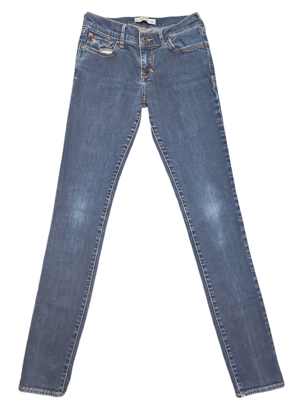 Abercrombie Kids Girl's Skinny Jeans - Dark Blue Stretch Denim 16 Slim